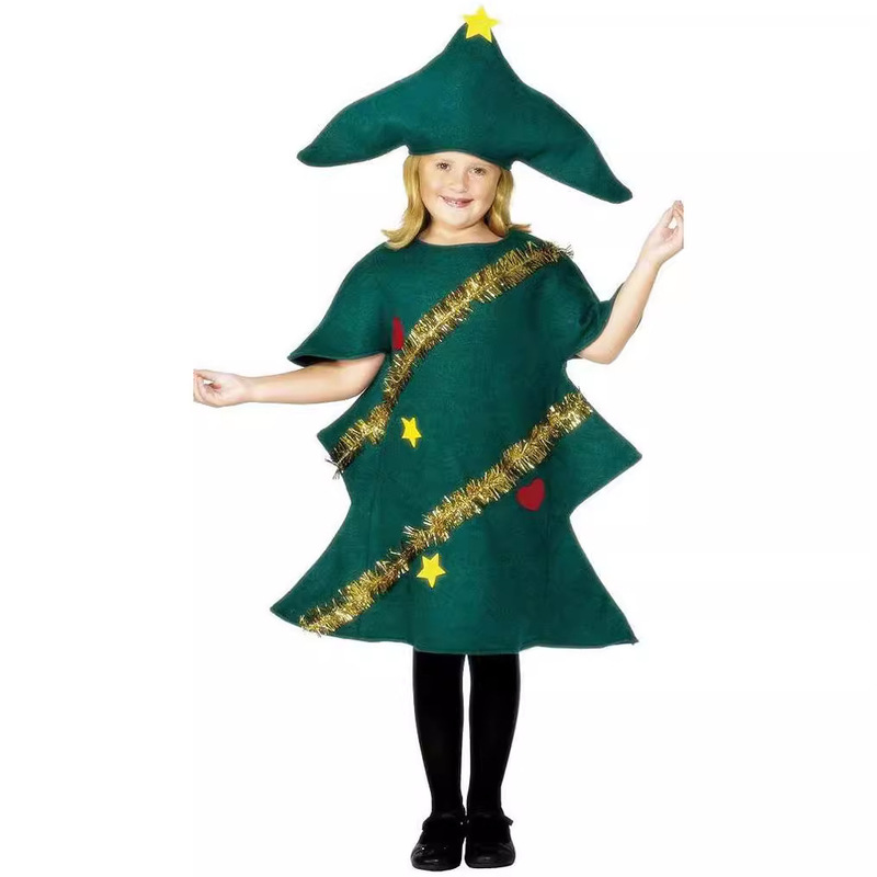 Christmas Tree Cosplay Christmas Costume Holiday Party Children's Performance Costume Christmas Costume Christmas Tree Cosplay Christmas Costume Holiday Party Children's Performance Costume Christmas Costume