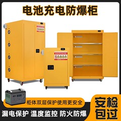 リチウム電池充電防爆キャビネット家庭用電気自動車バッテリー収納ボックスインテリジェント煙警報セキュリティキャビネット