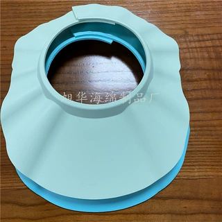 eva卡通婴幼儿用品洗发帽儿童浴帽EVA可调节护耳防水宝宝洗头帽