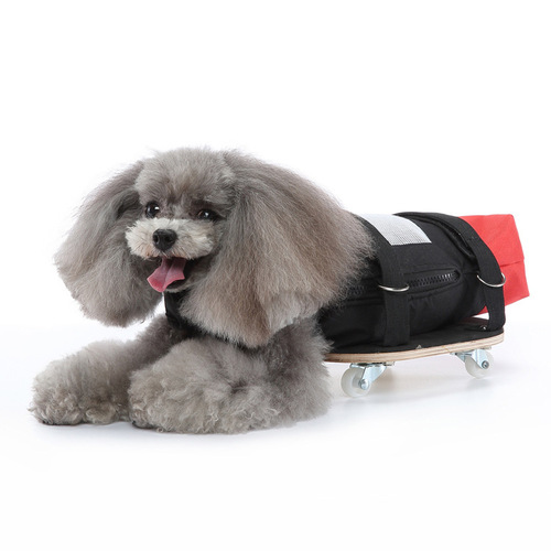 Meiqi Pet Products supplies lower body tow bags and pulleys for elderly dogs, auxiliary scooters for pets with difficulty walking