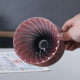 Hand-made glass coffee pot V60 filter cup coffee filter funnel share pot drip pot ear filter cup