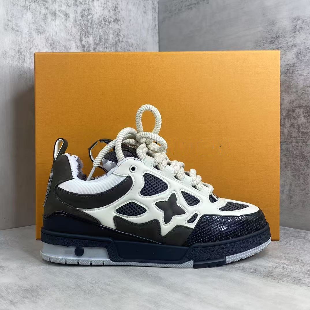 Comercio exterior estación europea zapatos de pan para hombres y mujeres, zapatos de suela gruesa, zapatos deportivos de moda, zapatos de skate para parejas