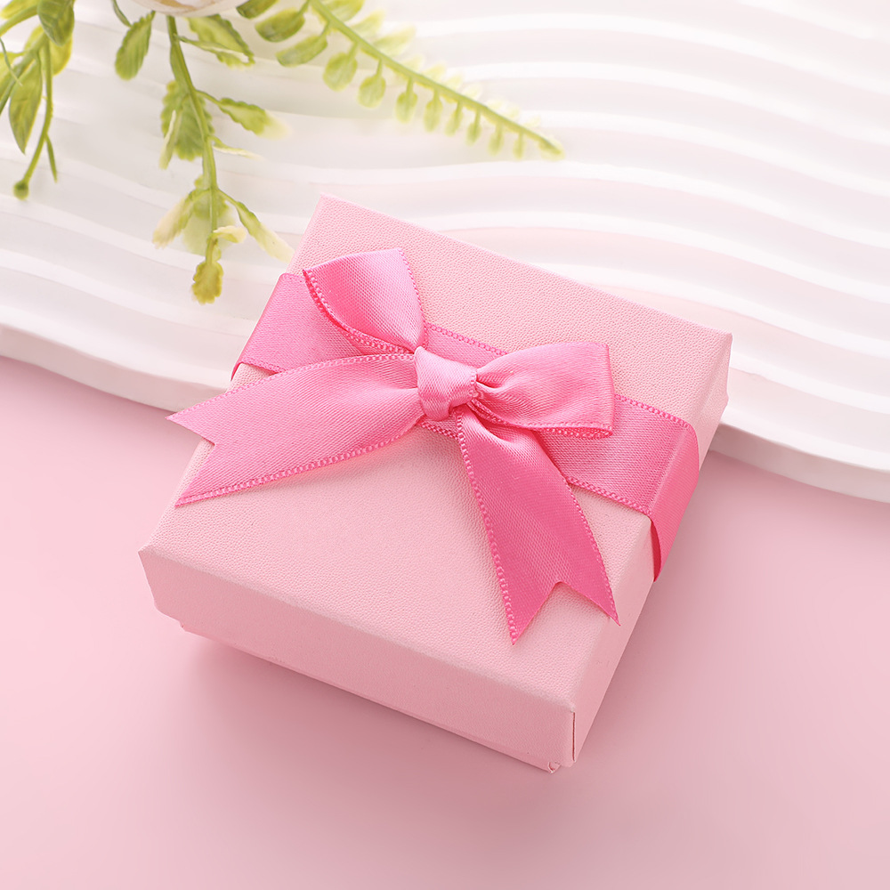 핑크 핑크 리본; 7.5*7.5*.3.5cm