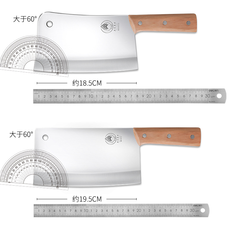 Cuchillo de cocina sin molienda, cuchillo de cocina, cuchillo de corte de acero inoxidable, cuchillo de corte de huesos