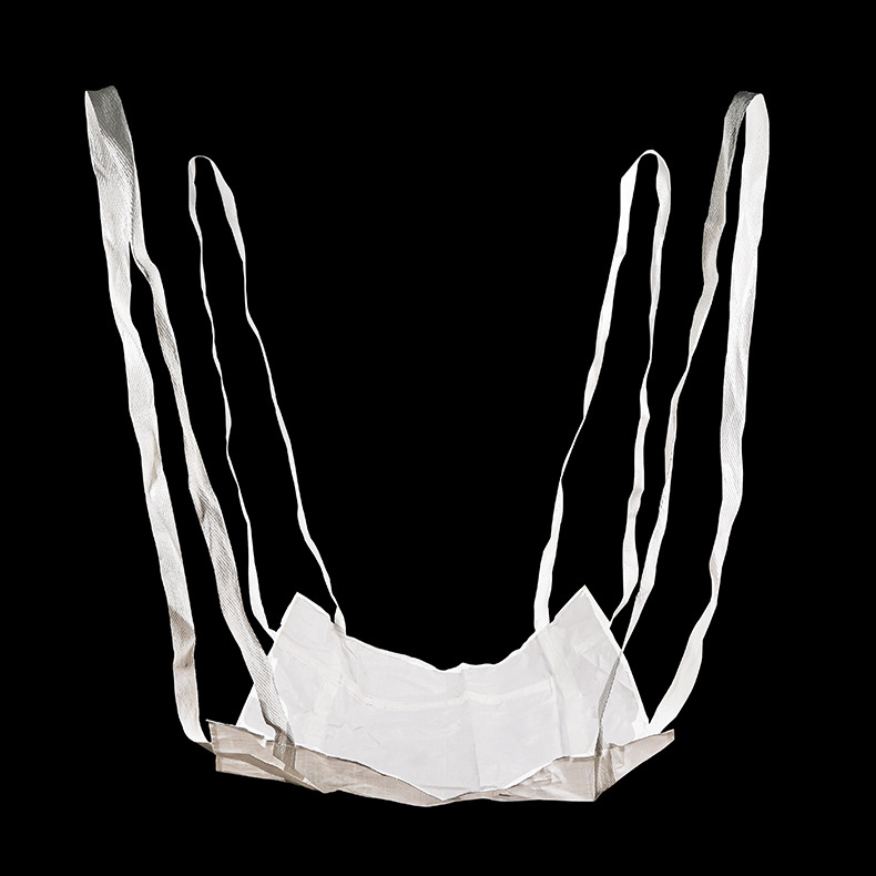 厂家批发新款加厚耐磨吨袋软托盘工厂吊装腻子粉专用白色吊带