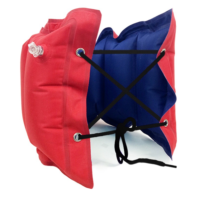 Swimming teaching supplies inflatable waist float children's training swimming props adult float plus children's buckle back float