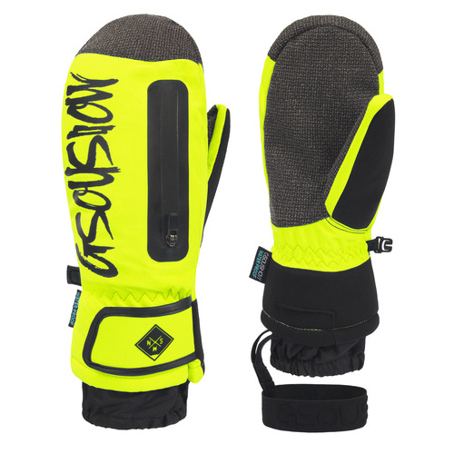 Professional single and double board built-in wrist-protected ski gloves for men with carved slip-on waterproof and wear-resistant Kevlar ski gloves for women