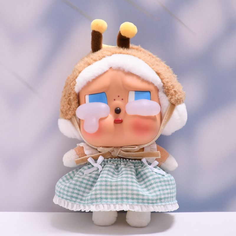 ただの子供服】泣く子供の涙の工場はゴムの顔の人形をごまかします。