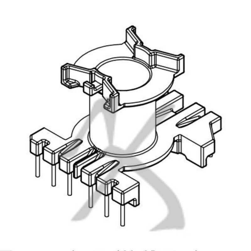 [Dingye Electronics] 優れた品質の高周波トランス スケルトン PQ2020 垂直 6+4 スケルトン|undefined