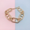 Fresh accessory, fashionable chain, metal bracelet, European style, simple and elegant design