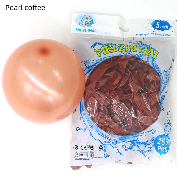 El mar de la belleza empuja el globo nacarado grueso para la decoración de la fiesta de cumpleaños