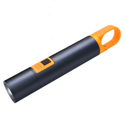 Cross-border white laser high-intensity flashlight Type-C charging camping light outdoor power bank model aluminum flashlight