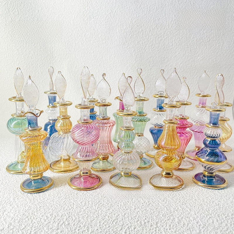 埃及香水瓶 手工制作7-8厘米香精瓶 玻璃瓶装饰品 摆件纪念品