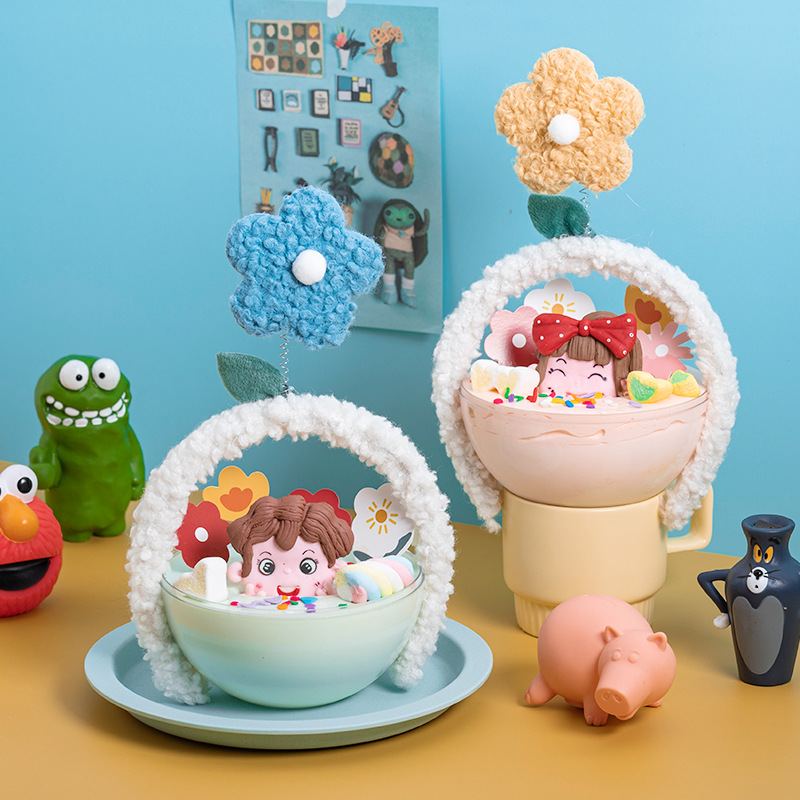 六一节日慕斯球糖果礼盒可爱蛋糕礼物包装盒蛋糕透明打包盒子