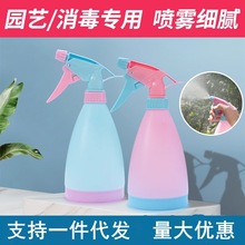 园艺工具糖果色喷壶洒水壶多肉喷水壶手压式浇花壶喷水瓶家用酒精