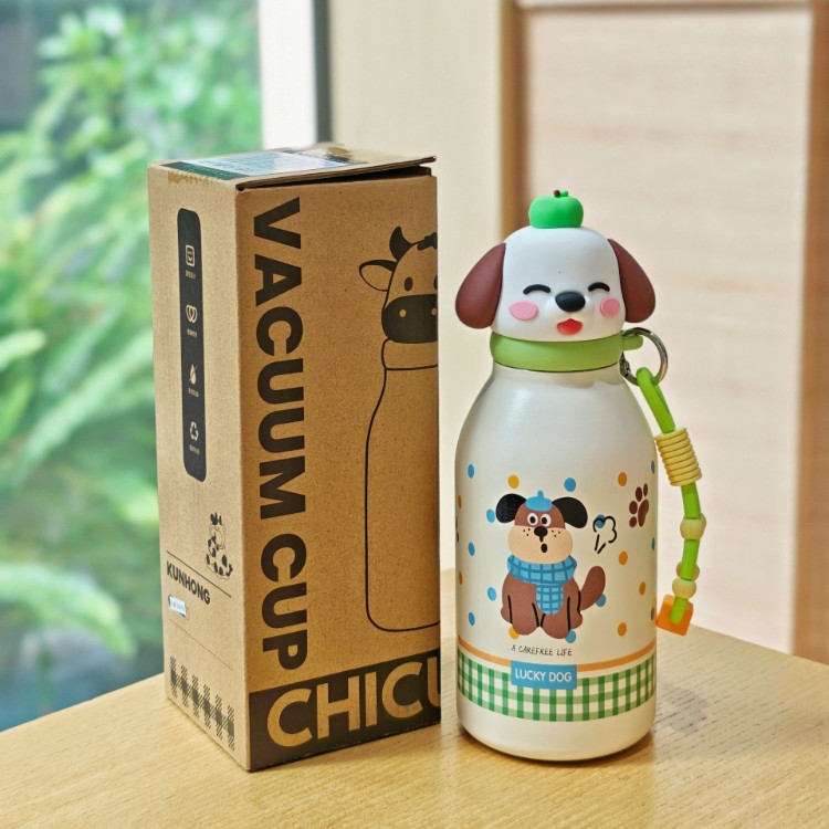 2026 nuevo animal taza de calentamiento lindo taza de perro taza de vaca taza de paja de gato taza de regalo para niños taza