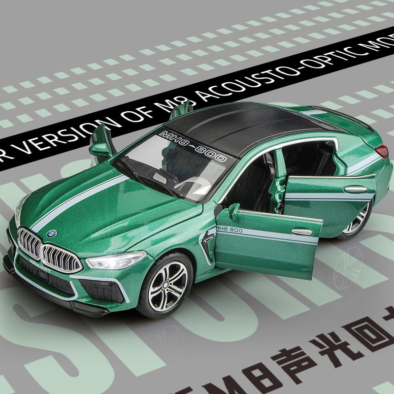 Chimei 1:32 BMW M8 Thunder Edition Alloy Model Sound and Light Toy Car Simulation sports car Ornaments Cross-border Wholesale