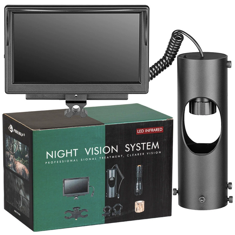 Инфракрасный прибор ночного видения одноствольный телескоп 100 м толстый ручной прицел CCD микро-оптический цифровой не тепловизионный 5-дюймовый I