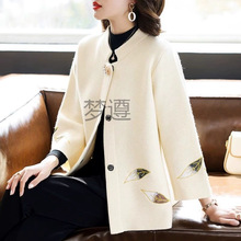 妈妈春装短款时尚小外套洋气50岁中老年女春秋款宽【2785人收藏】