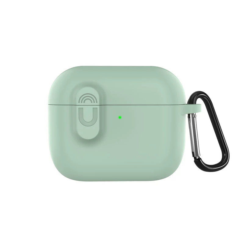 Apple, compatible silicone headphones, magnetic protective case