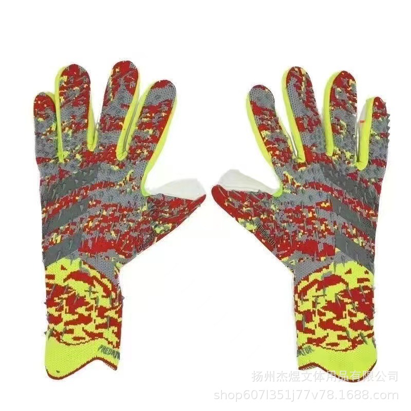 Nuevos guantes de portero de fútbol Falcon, látex antideslizante engrosado, portero resistente al desgaste, sin dedos, portero