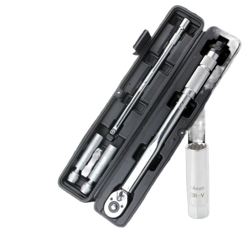 Spark plug, highly precise adjustable fast wrench, tools set