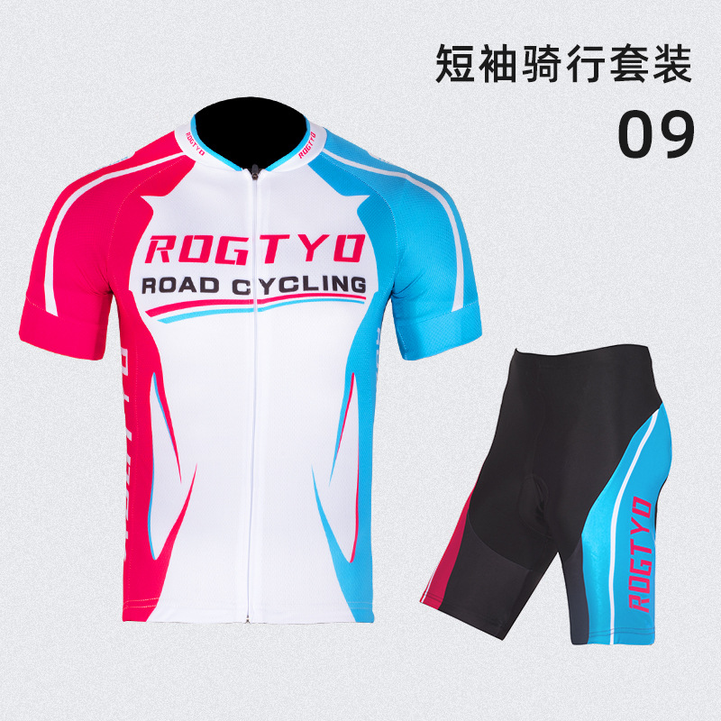 traje de ciclismo conjunto de verano mangas cortas pantalones cortos hombres y mujeres carretera de montaña ropa de ciclismo secado rápido uniforme de equipo de ciclismo