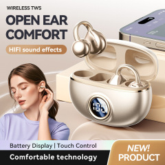 国境を越えた新型無線bluetoothイヤホンは耳に入らない開放的で快適な装着は痛みのないメーカー卸売りを持っている