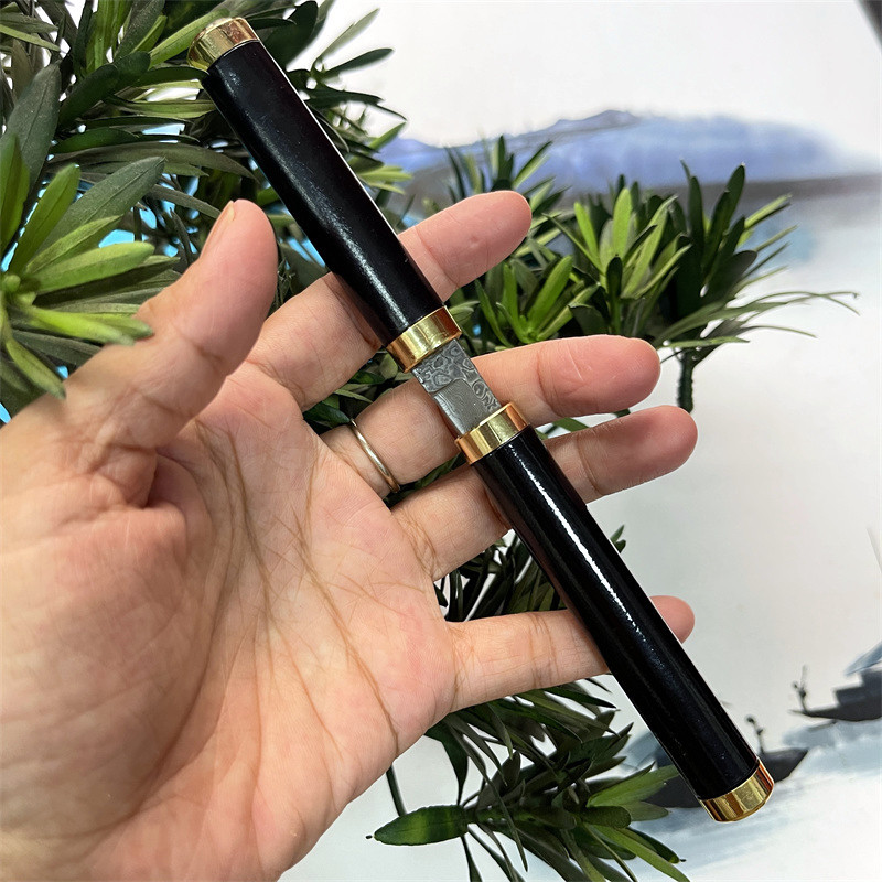 Pluma mágica Damasco cuchillo afilado de alta dureza cuchillo portátil cuchillo de fruta mini cuchillo al aire libre