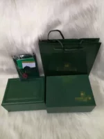 Часовая коробка для рабочей силы Часы коробка зеленая черная вода призрак журнал серии Часы коробка для упаковки волнистой подарочной упаковки полный набор
