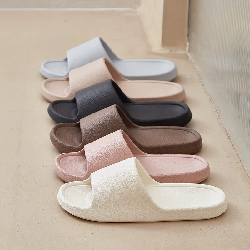 Простой тапочки женский летний интерьер дома дом купание в ванной комнате противоскользящая пара на открытом воздухе EVA2025 холодные тапочки мужчины