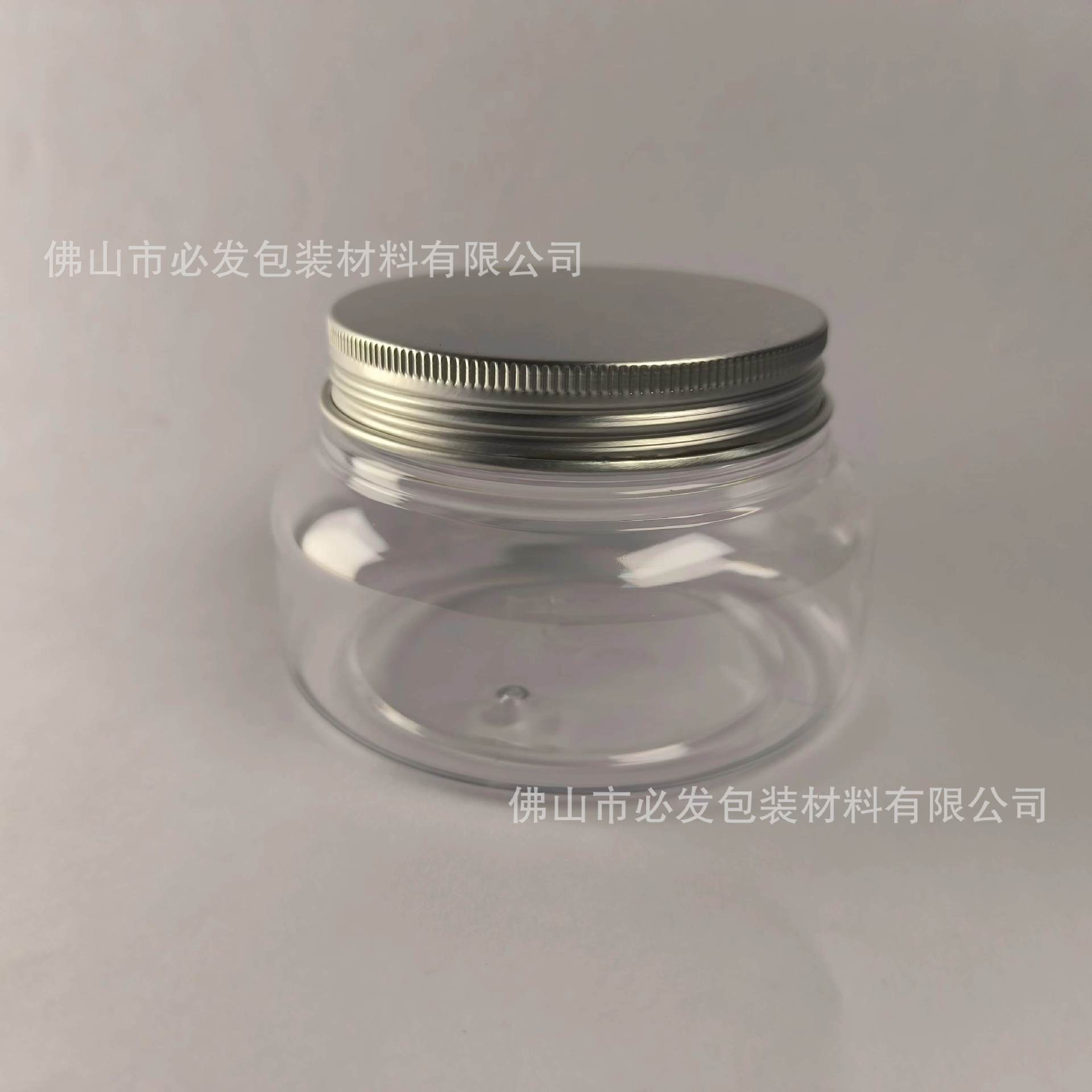 200g; Botella transparente de 200g + tapa de aluminio natural; mascota