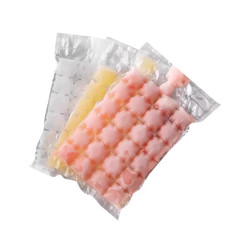 使い捨てアイスバッグ、食用製氷皿バッグ、セルフシール冷凍アイスキューブアイスバッグ型、アイスボックスアイスキューブ型、家庭用|undefined