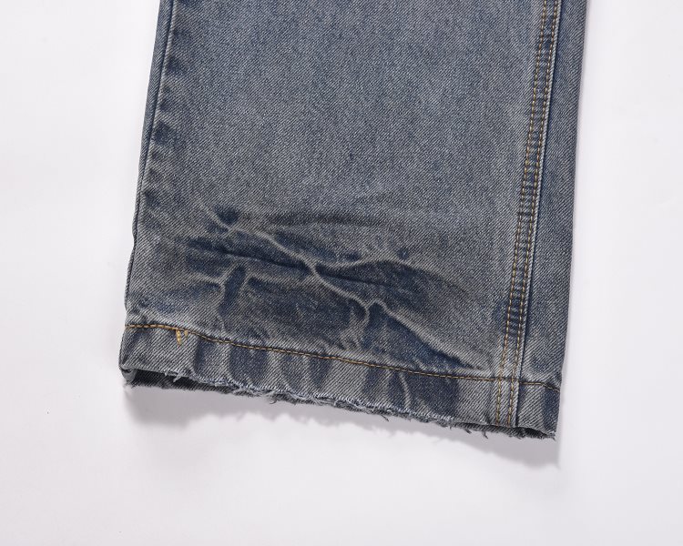 Men's Slim Fit Distressed Skinny Jeans With Ripped Patch Details_voghion.com