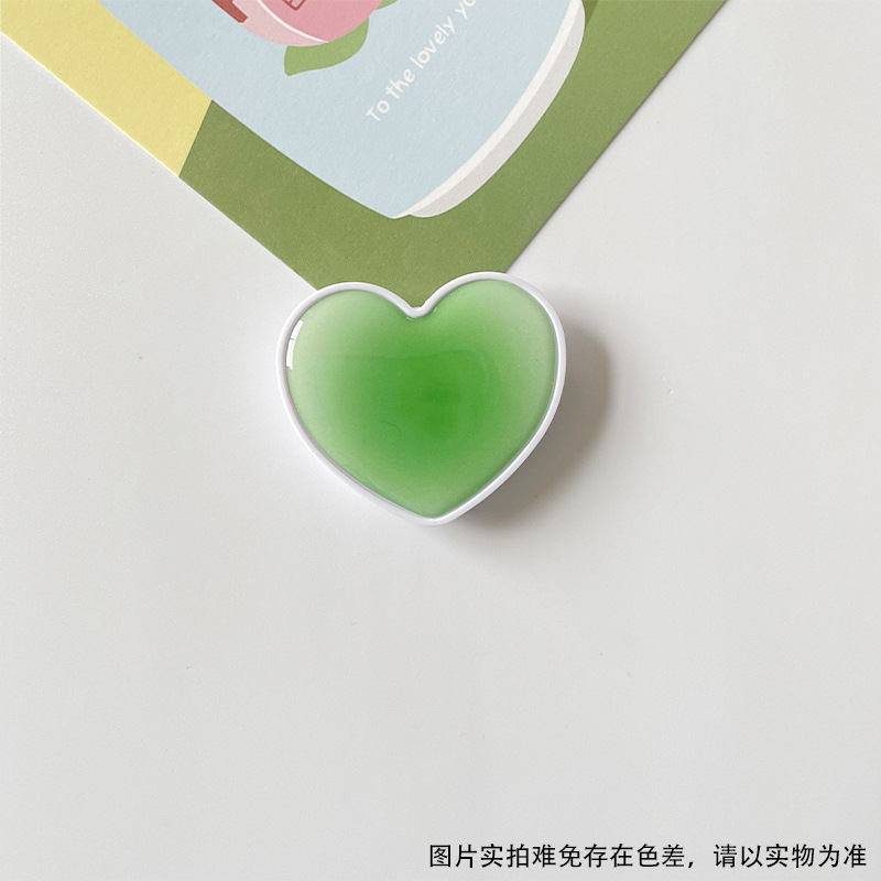 爱心渐变绿