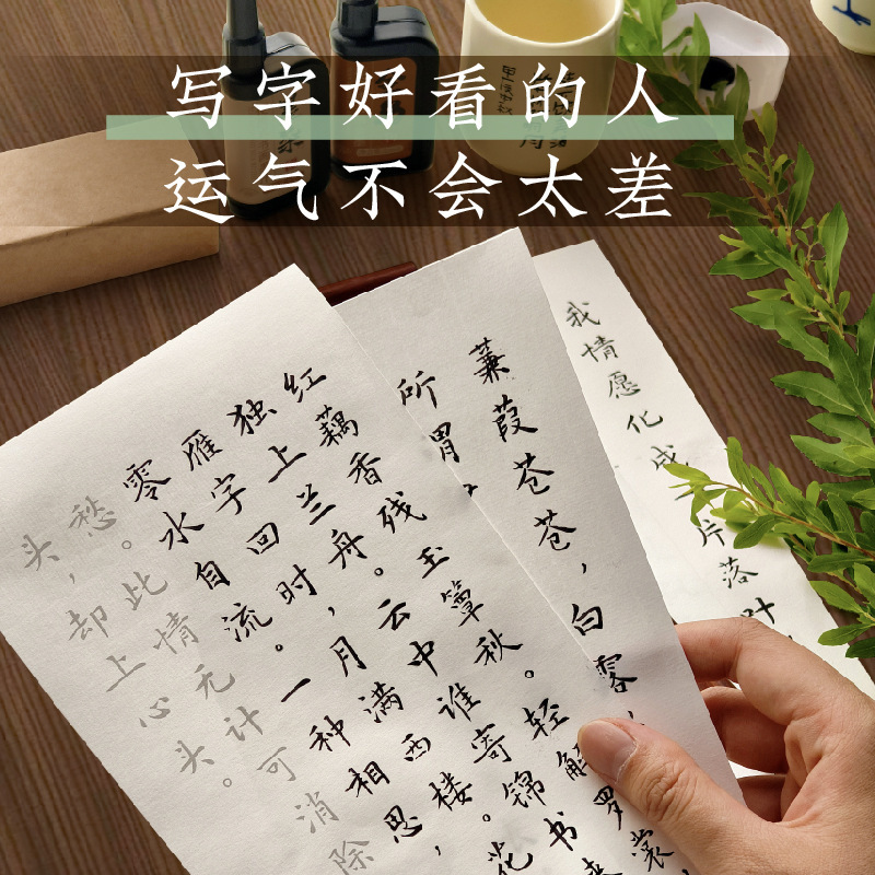 飞乐鸟临摹字帖国学诗词小楷毛笔专用仿宣纸初学者练字书法练习纸|undefined