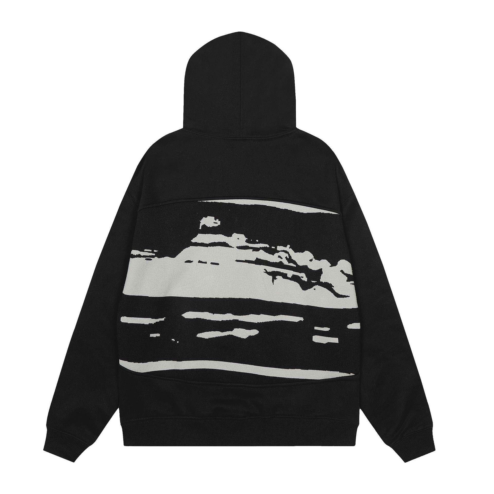 Corteiz marca de moda estadounidense Alcatraz con cremallera sudadera con capucha suelta traje de calle con estampado de letras suéter hombres