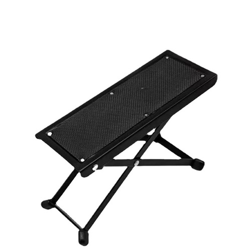 Thickened guitar pedal with 4-level adjustment, guitar footstool, anti-slip panel folk guitar performance footstool