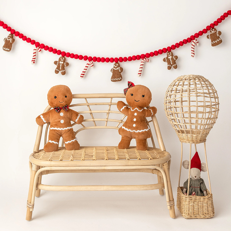 Viento pastoral tejido a mano día de San Valentín sala de niños tela de caña pared cesto de flores de globos calientes cesto decorativo