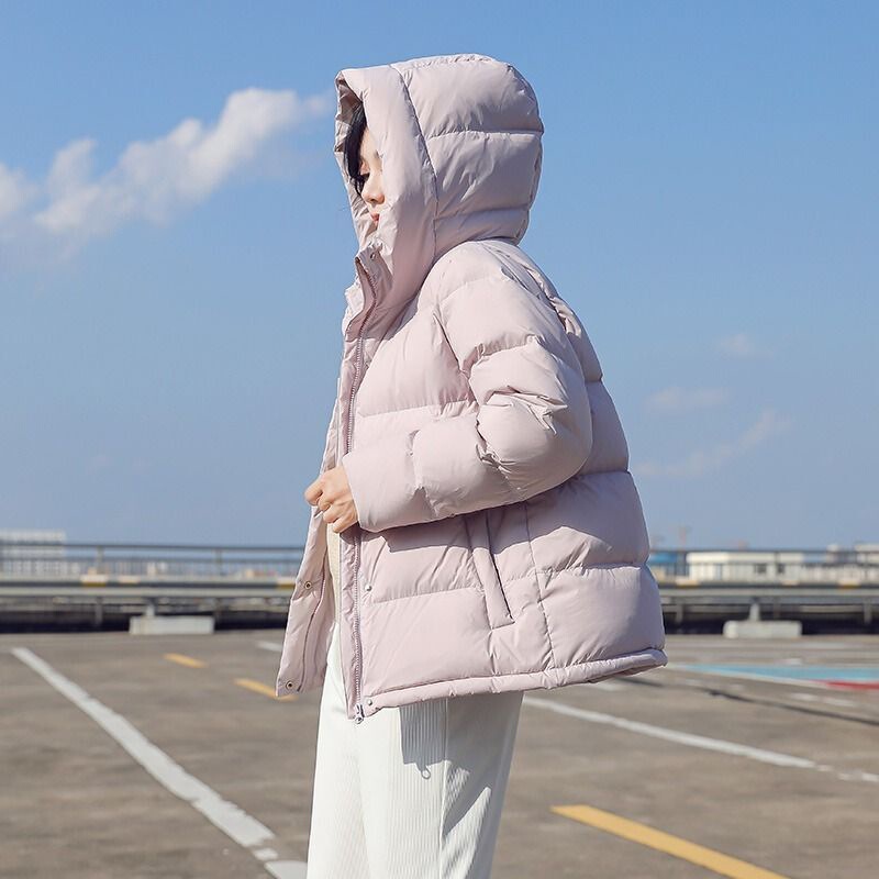 反季2025年新款韩版羽绒棉服女短款冬季加厚小个子面包服棉袄外套|undefined