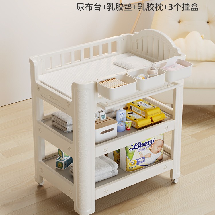 Babyviva pañales para bebés, tabla de cambio de pañales para bebés, tabla de baño, cama móvil para recién nacidos