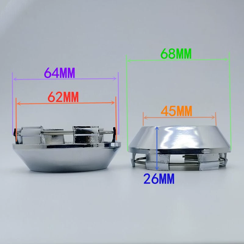 Применимая Центральная крышка модификации ступицы колеса автомобиля K68 Крышка Ступицы Колеса выпуклая высокая крышка Внешний диаметр 68 мм Внутренний 62 мм ноги 64 мм