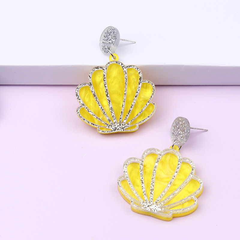 Fashion Shell Arylic Earrings display picture 2