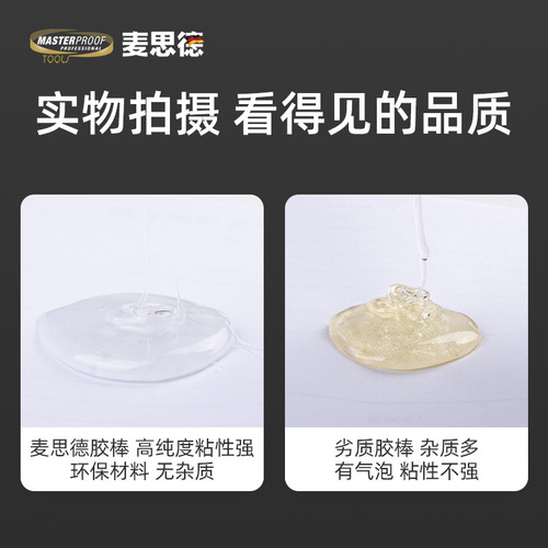Maxide hot melt glue stick hot glue stick hot melt glue gun glue stick hot melt gun glue strip transparent sol stick 7.2mm