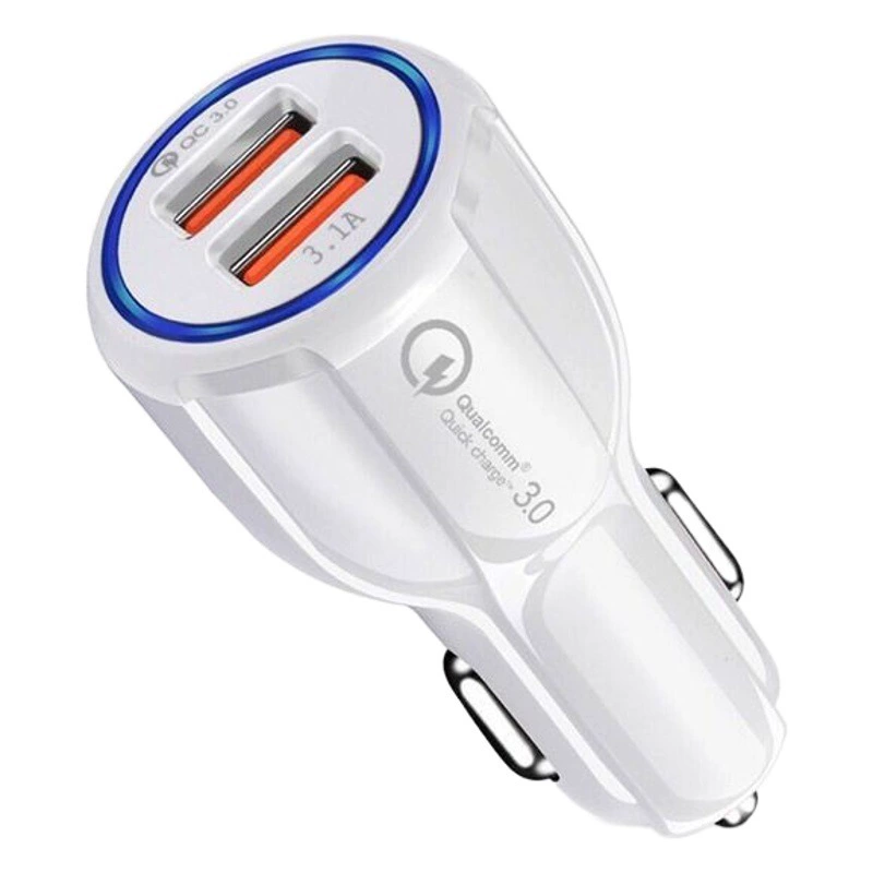 QC3.0 Боулинг быстрое зарядное устройство автомобильное зарядное устройство Новое 3.1A автомобильное зарядное устройство мобильный телефон зарядка двойной USB автомобильное зарядное устройство