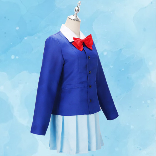 Anime Slam Dunk cos uniform Akagi Haruko school uniform JK uniform cosplay costume pleated skirt suit for women