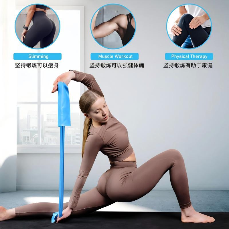 Cinturón de látex de estiramiento para ejercicios, hombros abiertos, espalda hermosa, espalda elástica, cuerda de baile, yoga, gimnasia, herramienta auxiliar