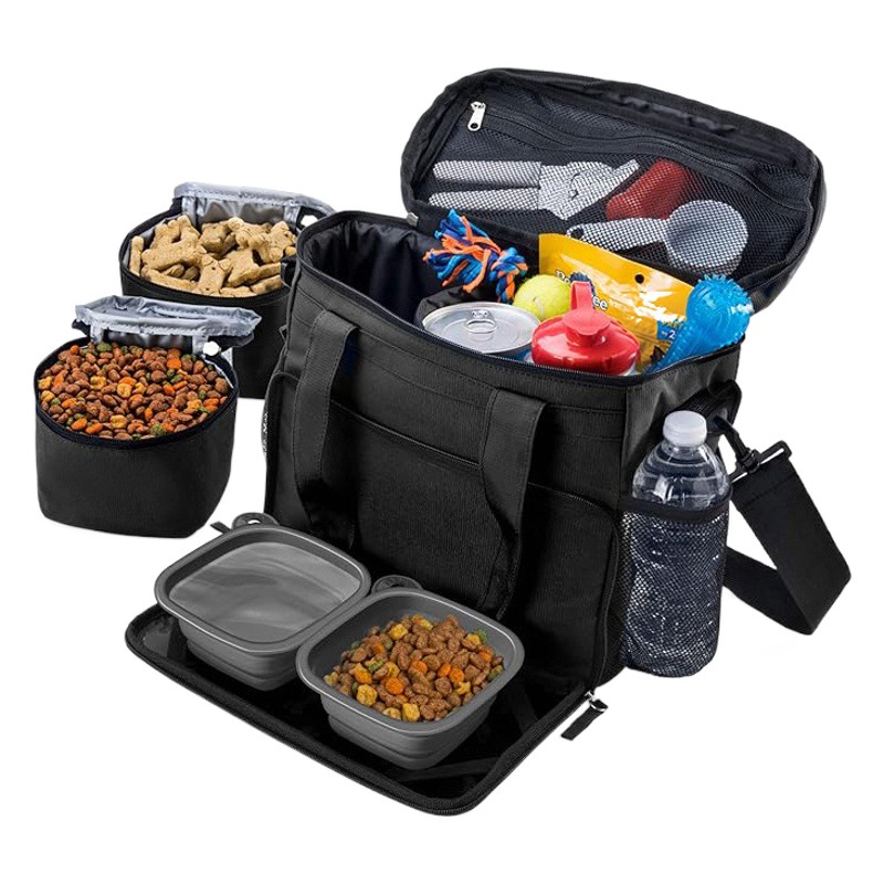 Bolsa para mascotas para perros transfronteriza, caja de viaje, cubo de almacenamiento de granos portátil, suministros para perros y gatos al aire libre, bolsa de almacenamiento, bolsa de bocadillos