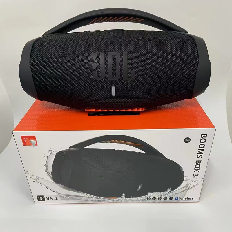 Cross-Border Applicable Boombox3 Music Warrior 3Rd Generation Heavy Bass Bluetooth Speaker Portable Outdoor Speaker Cross-Border Applicable Boombox3 Music Warrior 3Rd Generation Heavy Bass Bluetooth Speaker Portable Outdoor Speaker
