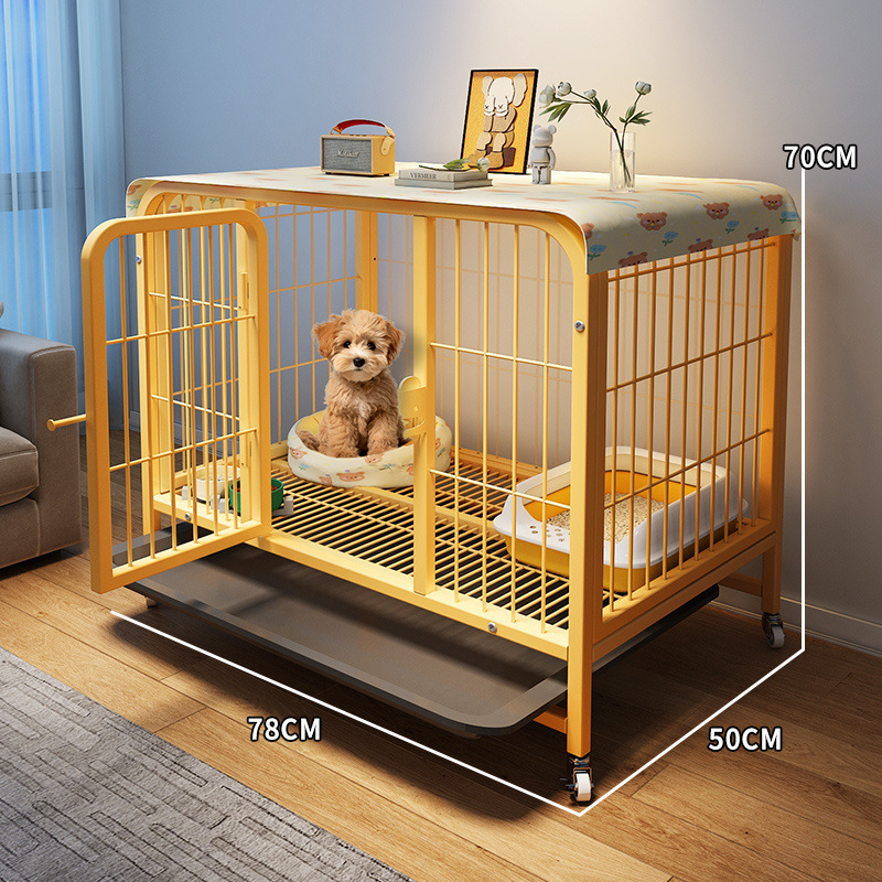 狗笼子中型犬小型犬一室一厅一卫狗窝豪华别墅带厕所分离比熊专用|undefined